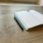 A pen on a book